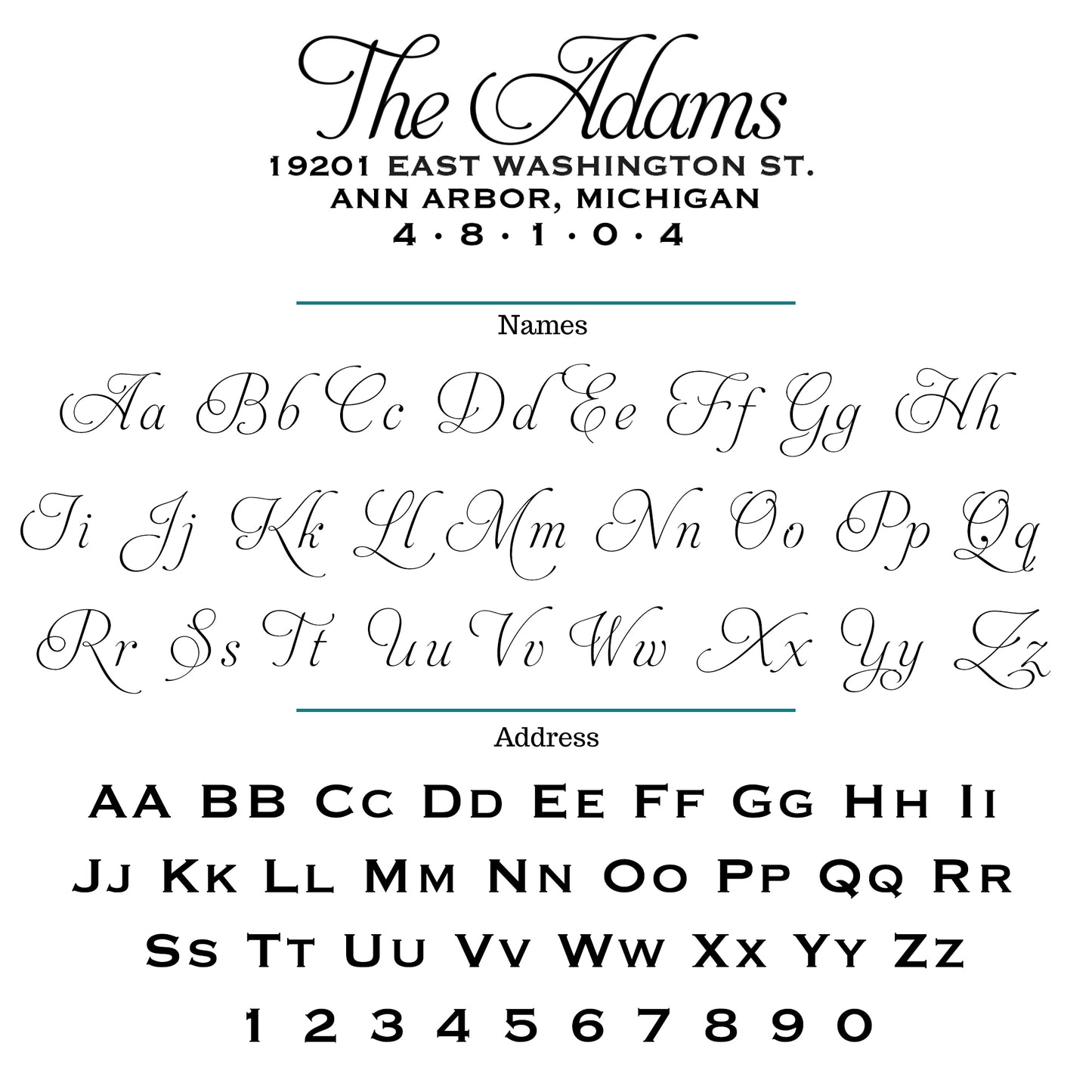 Classic Return Address Stamp - A10