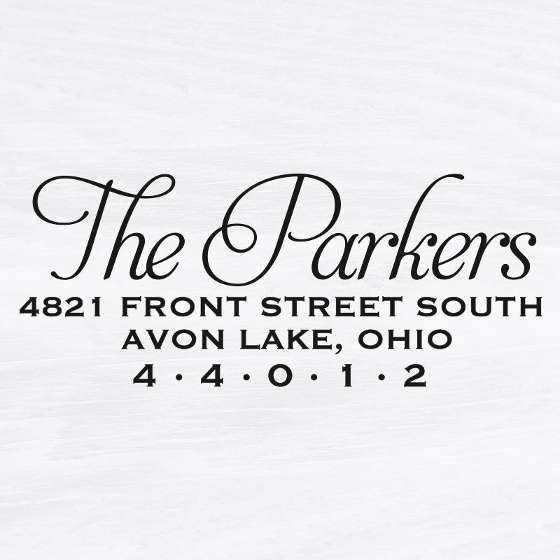 Classic Return Address Stamp - A10
