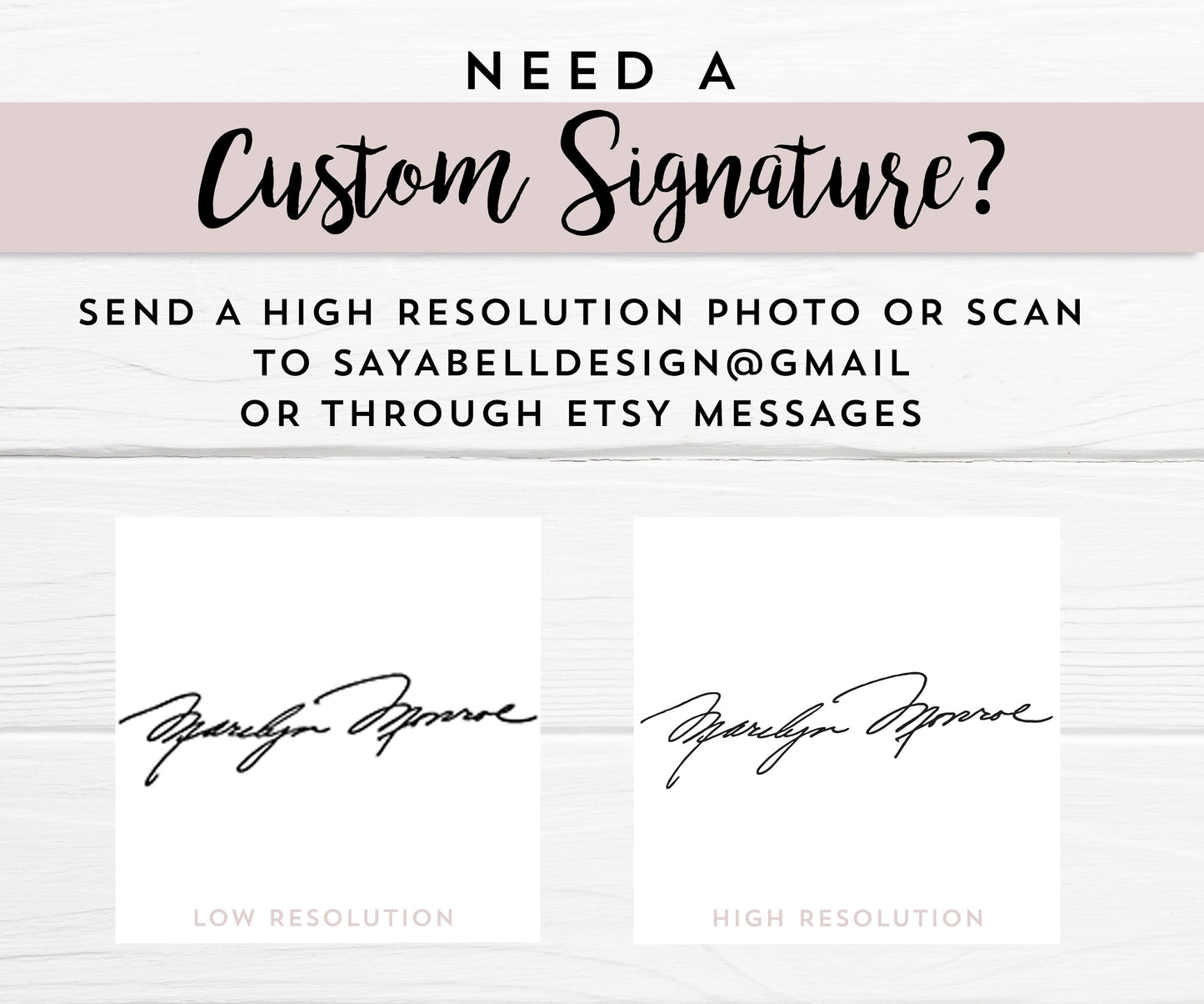 Custom Name Stamps up to 2.5x1", Signature Stamp. Personalized Stamp. Self-Inking or Wood Mounted