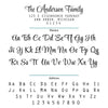 Script Return Address Stamp - A4