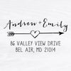 Arrow Return Address Stamp - A2