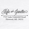 Script Return Address Stamp - A54