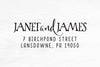 Personalized Address Stamp, Self Inking Address Stamp, Housewarming Gift, DIYer Gift, Wedding Gift. Custom Address Stamp 2.5" x 1" - A36