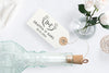 Wedding Stamp, Wedding Favors, Custom Rubber Stamp, DIY Wedding Stamp, Botanical Stamp. Custom Stamp 2, 3, or 4in - W25