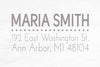 Return Address Stamp, Custom Stamp, Personalized Stamp. Housewarming, Wedding, DIYer Gift. Custom Rubber Stamp 2x1 Inch - A52