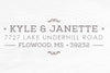 Return Address Stamp, Housewarming Gift, Personalized Gift Stamp, Custom Address Stamp. Custom Rubber Stamp 2.5x1 Inch A65