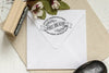 Return Address Stamp, Housewarming Gift Stamp, DIY Wedding Rubber Stamp. Custom Address Stamp 2.5x1.5 Inch - A6