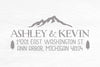Return Address Stamp, Housewarming Gift Stamp, DIYer Gift Stamp, DIY Wedding Rubber Stamp. Address Label Stamp 2x1 Inch - A64